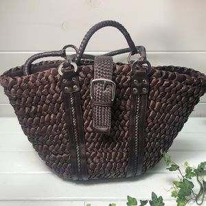 STRAW PURSE
